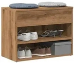 vidaXL Schuhbank Artisan-Eiche 60x30x45 cm Holzwerkstoff