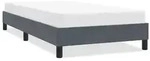 vidaXL Bettgestell ohne Matratze Dunkelgrau 100x220 cm Samt