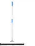 vidaXL Wasserschieber mit Stiel 75x122,5 cm Stahl und Gummi