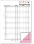 "sigel Formularbuch "Kassenabrechnung", A4, 2 x 50 Blatt"