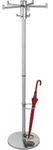 Garderobenst&auml;nder H.1800mm m.Schirmhalter alusilber