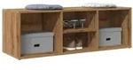 vidaXL Schuhbank Artisan-Eiche 105x35x35 cm Holzwerkstoff