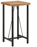 vidaXL Bartisch 55x55x107 cm Massivholz Akazie und Eisen