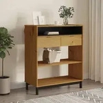 vidaXL Bartisch FLAM 92x45x110 cm Massivholz Kiefer