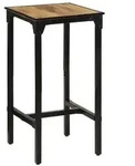 vidaXL Bartisch 60x55x107 cm Raues Massivholz Mango