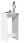 vidaXL Bartisch Wei&szlig; 51x50x103,5 cm Holzwerkstoff
