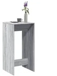 vidaXL Bartisch Grau Sonoma 51x50x103,5 cm Holzwerkstoff