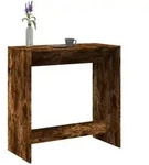 vidaXL Bartisch R&auml;uchereiche 102x50x103,5 cm Holzwerkstoff