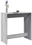 vidaXL Bartisch Grau Sonoma 102x50x103,5 cm Holzwerkstoff