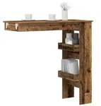 vidaXL Wand-Bartisch Altholz-Optik 102x45x103,5 cm Holzwerkstoff