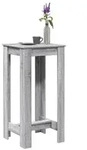 vidaXL Bartisch Grau Sonoma 51x50x103,5 cm Holzwerkstoff