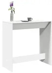 vidaXL Bartisch Wei&szlig; 102x50x103,5 cm Holzwerkstoff
