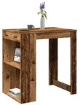 vidaXL Bartisch Altholz-Optik 102x70x103,5 cm Holzwerkstoff