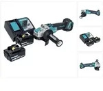Makita DGA 521 RMX1 Akku Winkelschleifer 18 V 125 mm X-LOCK Brushless + 2x Akku...