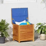 vidaXL Gartenbox mit L&uuml;ftungsschlitzen 60x50x56 cm Massivholz Akazie