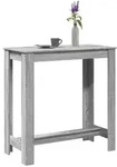 vidaXL Bartisch Grau Sonoma 102x50x103,5 cm Holzwerkstoff