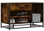 vidaXL Schuhbank R&auml;uchereiche 80x40x53,5 cm Holzwerkstoff und Metall