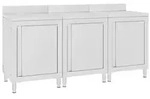 vidaXL Arbeitsschrank 180x60x96 cm Edelstahl