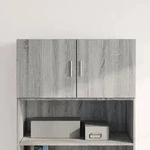 vidaXL Wandschrank Grau Sonoma 80x42,5x40 cm Holzwerkstoff