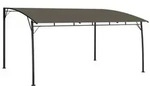vidaXL Garten-Sonnenschutz 4x3x2,55 m Taupe
