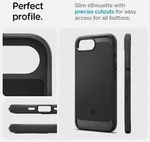 Spigen Rugged Armor MagSafe iPhone 16e H&uuml;lle - Schwarz