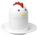 GSD Eierk&ouml;pfer und Eierbecher Chicken Design, wei&szlig;