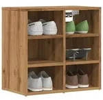vidaXL Schuhschrank Artisan-Eiche 52x30x50 cm