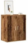 vidaXL Schuhregal Altholz-Optik 60x35x70 cm Holzwerkstoff