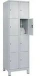 F&auml;cherschrank Classic PLUS H1950xB600xT500mm m.F&uuml;&szlig;en Anz.F&auml;cher 2x4...