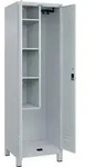 Putzmittelschrank Classic PLUS H1950xB600xT500mm m.F&uuml;&szlig;en lichtgrau C+P