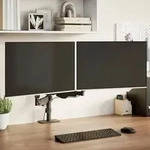 vidaXL Doppel-Monitorarm f&uuml;r Max 27 Zoll Gasfeder 20 kg