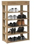 vidaXL Schuhregal Artisan-Eiche 60x30x98 cm Holzwerkstoff