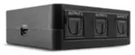 Lindy 70480 Audio-Splitter Schwarz Multimedia-Technik Splitter