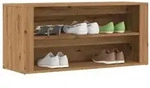 vidaXL Schuhbank Artisan-Eiche 100x35x45 cm Holzwerkstoff