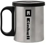 EINHELL Original Kaffeetasse, 240 ml mit Deckel, Edelstahl, staubdicht