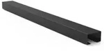 hama 00220993 Kabelkanal aus Metall, magnetisch, 55 x 5 x 3,2 cm, Schwarz