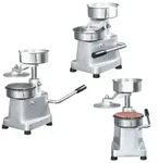 vidaXL Hamburgerpresse mit 500 Trennpapieren Aluminium 10 cm