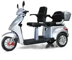 ECO ENGEL 503 Silber, 25 km/h Dreirad Roller