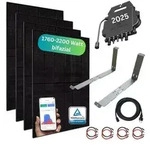MyVoltaics&reg; MyCarport 1760+ Watt/Wp Balkonkraftwerk, 4 Module bifazial, Hoymiles WR
