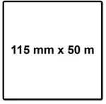 Mirka BASECUT Schleifpapier 115 mm x 50 m P40 Schleifrolle ( 2251100140N ) Universal