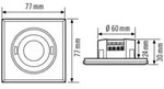 ESYLUX EP10427893 Unterputz Bewegungsmelder 360&deg; Wei&szlig; IP20