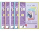 Exacompta 10x Sichtmapppen A4, PP, 30 H&uuml;llen, Kreacover Pastell, sortiert,...