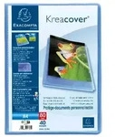 Exacompta 10x Sichtmappe PP 500&mu; + 40 H&uuml;llen Kreacover , A4, Blau, 5742E