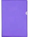 Exacompta Pack 100 Aktensichth&uuml;llen glattem festem PVC 130&mu; A4 Violett 661205E