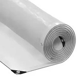 vidaXL Transparente Plane mit &Ouml;sen 3x4 m Polyethylen