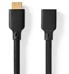 Nedis CVGB35090BK20 - 2 m - HDMI Typ A (Standard) - HDMI Typ A (Standard) - 3D - 48