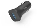 hama 00201634 Auto-Ladeger&auml;t mit USB-A-Buchse, 6 W, Schwarz