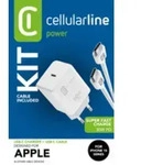 CELLULARLINE - USB-C Charger Kit f&uuml;r Apple 30W PD White - USB Typ C