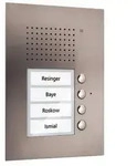 TCS T&uuml;r Control Audio Au&szlig;enstation PUK 4 PUK04/1-ES