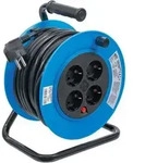 Kabeltrommel - 4 Steckdosen - L&auml;nge 15 m - Leistung 3000 W - Schutzart IP20 -...